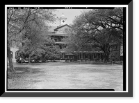 Historic Framed Print, Convent of the Visitation, Section B, Spring Hill Avenue, Mobile, Mobile County, AL,  17-7/8" x 21-7/8"