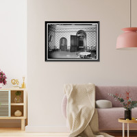 Historic Framed Print, Convent of the Visitation, Section B, Spring Hill Avenue, Mobile, Mobile County, AL - 8,  17-7/8" x 21-7/8"