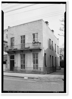 Doctor Henderson House, 12 North Jackson Street, Mobile, Mobile County, AL, Vintage Print