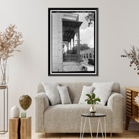 Charles L. Huger House (Ironwork), 154 South Conception Street, Mobile, Mobile County, AL, Vintage Wall Art