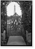 Magnolia Cemetery (Ironwork), Virginia Street, Mobile, Mobile County, AL - 16, Antique Poster