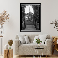 Magnolia Cemetery (Ironwork), Virginia Street, Mobile, Mobile County, AL - 16, Antique Poster