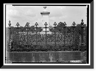 Magnolia Cemetery (Ironwork), Virginia Street, Mobile, Mobile County, AL - 19 Classic, Antique Print
