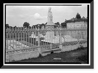 Historic Framed Print, Magnolia Cemetery (Ironwork), Virginia Street, Mobile, Mobile County, AL - 22,  17-7/8" x 21-7/8"