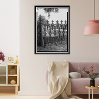 Magnolia Cemetery (Ironwork), Virginia Street, Mobile, Mobile County, AL - 24, Antique Print