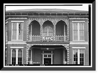 Ross House, 602 Government Street, Mobile, Mobile County, AL, Antique Print