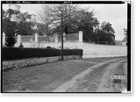 Mount Vernon Arsenal, Inner Wall, Old Saint Stephens Road (County Road 96), Mount Vernon, Mobile County, AL - 3, Historic Print