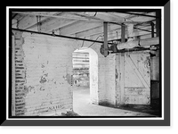 Historic Framed Print, Mount Vernon Arsenal, Administration Building, Old Saint Stephens Road (County Road 96), Mount Vernon, Mobile County, AL - 5,  17-7/8" x 21-7/8"
