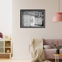 Historic Framed Print, Mount Vernon Arsenal, Administration Building, Old Saint Stephens Road (County Road 96), Mount Vernon, Mobile County, AL - 5,  17-7/8" x 21-7/8"