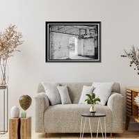 Historic Framed Print, Mount Vernon Arsenal, Administration Building, Old Saint Stephens Road (County Road 96), Mount Vernon, Mobile County, AL - 5,  17-7/8" x 21-7/8"