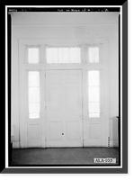 Historic Framed Print, Mount Vernon Arsenal, Paymaster's Office, Old Saint Stephens Road (County Road 96), Mount Vernon, Mobile County, AL - 4,  17-7/8" x 21-7/8"