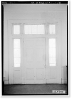 Historic Framed Print, Mount Vernon Arsenal, Paymaster's Office, Old Saint Stephens Road (County Road 96), Mount Vernon, Mobile County, AL - 4,  17-7/8" x 21-7/8"