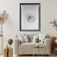 Historic Framed Print, Mount Vernon Arsenal, Paymaster's Office, Old Saint Stephens Road (County Road 96), Mount Vernon, Mobile County, AL - 8,  17-7/8" x 21-7/8"