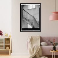 Historic Framed Print, Mount Vernon Arsenal, Old Barracks Building, Old Saint Stephens Road (County Road 96), Mount Vernon, Mobile County, AL - 4,  17-7/8" x 21-7/8"