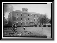 Historic Framed Print, Mount Vernon Arsenal, Old Barracks Building, Old Saint Stephens Road (County Road 96), Mount Vernon, Mobile County, AL - 5,  17-7/8" x 21-7/8"