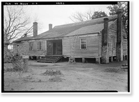 Cooper-Beasley House, County Road 96 (Old Saint Stephens Road), Mount Vernon, Mobile County, AL - 2, Antique Print