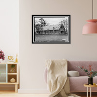 Indian Schoolhouse, County Road 96 (Old Saint Stephens Road), Mount Vernon, Mobile County, AL - 2, Vintage Print