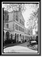 Historic Framed Print, Spring Hill College, Main Building, Old Shell Road, Spring Hill, Mobile County, AL - 8,  17-7/8" x 21-7/8"