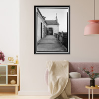 Spring Hill College, Main Building, Old Shell Road, Spring Hill, Mobile County, AL - 14, Vintage Wall Art