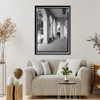 Spring Hill College, Main Building, Old Shell Road, Spring Hill, Mobile County, AL - 18, Vintage Wall Art