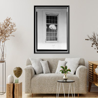 Historic Framed Print, Spring Hill College, Main Building, Old Shell Road, Spring Hill, Mobile County, AL - 26,  17-7/8" x 21-7/8"