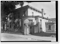 Harris-Smith House, Church & Catoma Streets, Montgomery, Montgomery County, AL - 2, Vintage Print