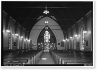 St. John's Episcopal Church, 113 Madison Avenue, Montgomery, Montgomery County, AL - 2 Classic, Antique Wall Art