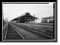 Louisville & Nashville Railroad, Union Station Train Shed, Water Street, opposite Lee Street, Montgomery, Montgomery County, AL - 3, Historic Print