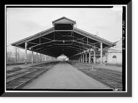 Louisville & Nashville Railroad, Union Station Train Shed, Water Street, opposite Lee Street, Montgomery, Montgomery County, AL - 5, Antique Poster