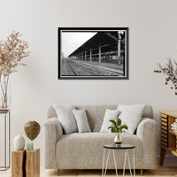 Louisville & Nashville Railroad, Union Station Train Shed, Water Street, opposite Lee Street, Montgomery, Montgomery County, AL - 8, Historic Print