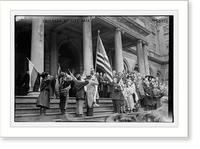 Historic Framed Print, Children at City Hall - 3,  17-7/8" x 21-7/8"