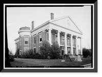 Perry County Court House, Square bounded by State Highway 5, Main Street, Gr, Marion, Perry County, AL - 2, Antique Print