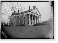 Perry County Court House, Square bounded by State Highway 5, Main Street, Gr, Marion, Perry County, AL - 21, Antique Poster
