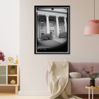 Perry County Court House, Square bounded by State Highway 5, Main Street, Gr, Marion, Perry County, AL - 22, Antique Poster