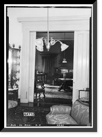 Judge Porter King House, 1001 Washington Street, Marion, Perry County, AL - 5, Antique Print