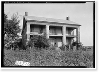 Jones-Cocke-Crenshaw House, Washington Street (County Road 45), Marion vicinity, Perry County, AL, Historic Reproduction