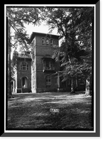 Historic Framed Print, Kenworthy Hall, State Highway 14 (Greensboro Road), Marion, Perry County, AL - 2,  17-7/8" x 21-7/8"