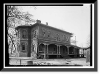 Historic Framed Print, Kenworthy Hall, State Highway 14 (Greensboro Road), Marion, Perry County, AL - 4,  17-7/8" x 21-7/8"