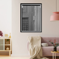 Historic Framed Print, Kenworthy Hall, State Highway 14 (Greensboro Road), Marion, Perry County, AL - 4,  17-7/8" x 21-7/8"