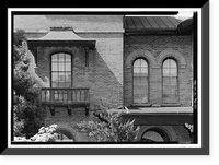 Historic Framed Print, Kenworthy Hall, State Highway 14 (Greensboro Road), Marion, Perry County, AL - 5,  17-7/8" x 21-7/8"