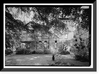 Historic Framed Print, Kenworthy Hall, State Highway 14 (Greensboro Road), Marion, Perry County, AL - 6,  17-7/8" x 21-7/8"