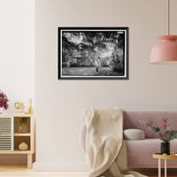 Historic Framed Print, Kenworthy Hall, State Highway 14 (Greensboro Road), Marion, Perry County, AL - 6,  17-7/8" x 21-7/8"