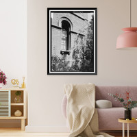 Historic Framed Print, Kenworthy Hall, State Highway 14 (Greensboro Road), Marion, Perry County, AL - 10,  17-7/8" x 21-7/8"