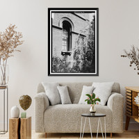 Historic Framed Print, Kenworthy Hall, State Highway 14 (Greensboro Road), Marion, Perry County, AL - 10,  17-7/8" x 21-7/8"