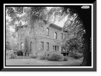 Historic Framed Print, Kenworthy Hall, State Highway 14 (Greensboro Road), Marion, Perry County, AL - 12,  17-7/8" x 21-7/8"