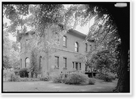 Historic Framed Print, Kenworthy Hall, State Highway 14 (Greensboro Road), Marion, Perry County, AL - 12,  17-7/8" x 21-7/8"