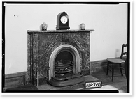 Historic Framed Print, Kenworthy Hall, State Highway 14 (Greensboro Road), Marion, Perry County, AL - 14,  17-7/8" x 21-7/8"