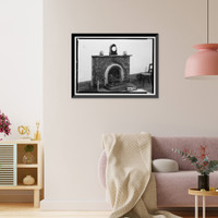 Historic Framed Print, Kenworthy Hall, State Highway 14 (Greensboro Road), Marion, Perry County, AL - 14,  17-7/8" x 21-7/8"