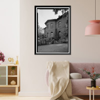 Historic Framed Print, Kenworthy Hall, State Highway 14 (Greensboro Road), Marion, Perry County, AL - 15,  17-7/8" x 21-7/8"