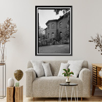 Historic Framed Print, Kenworthy Hall, State Highway 14 (Greensboro Road), Marion, Perry County, AL - 15,  17-7/8" x 21-7/8"